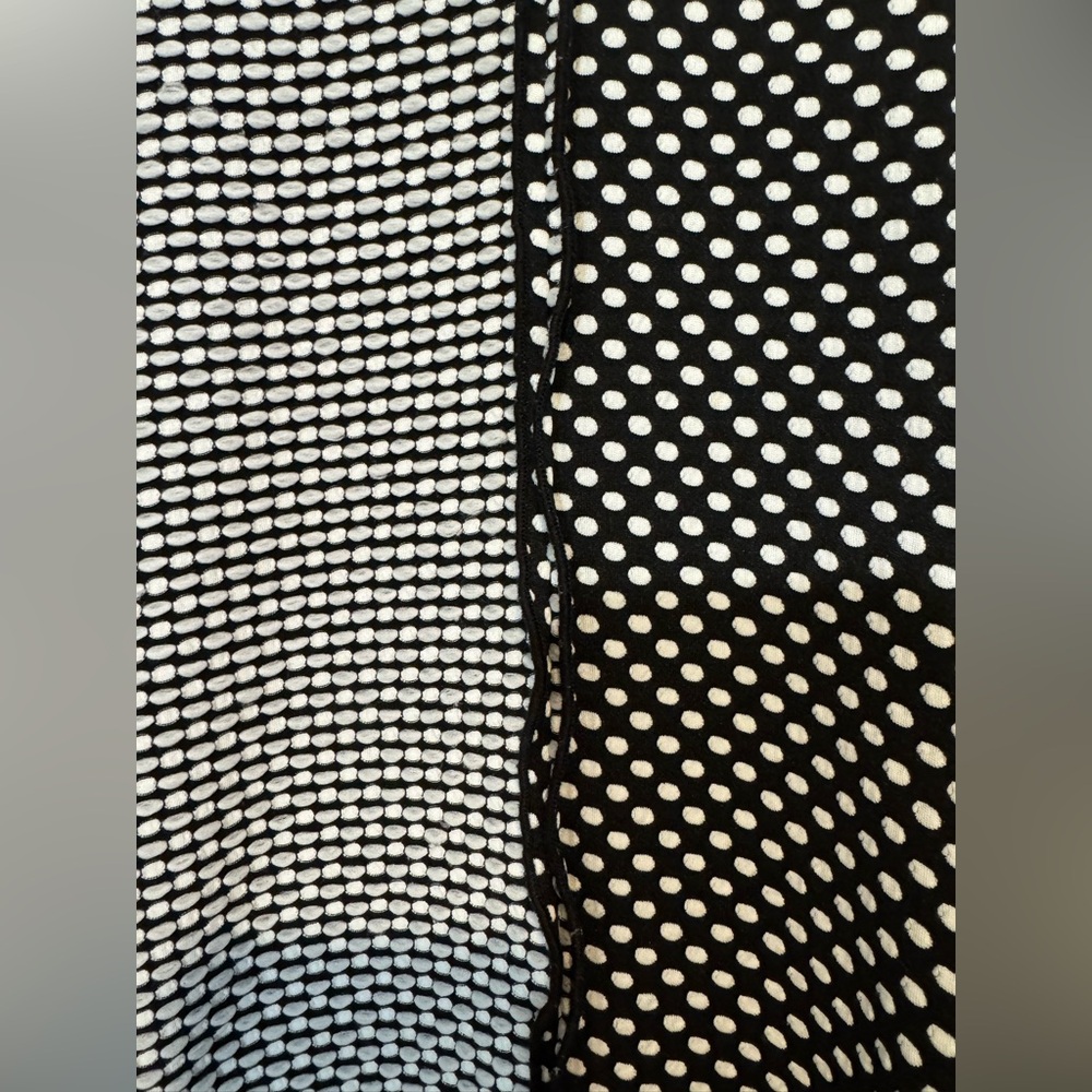 Joseph Ribkoff Mixed Media Polka Dot Mod Dress - Sz 6 - Pockets - Picture 3 of 5